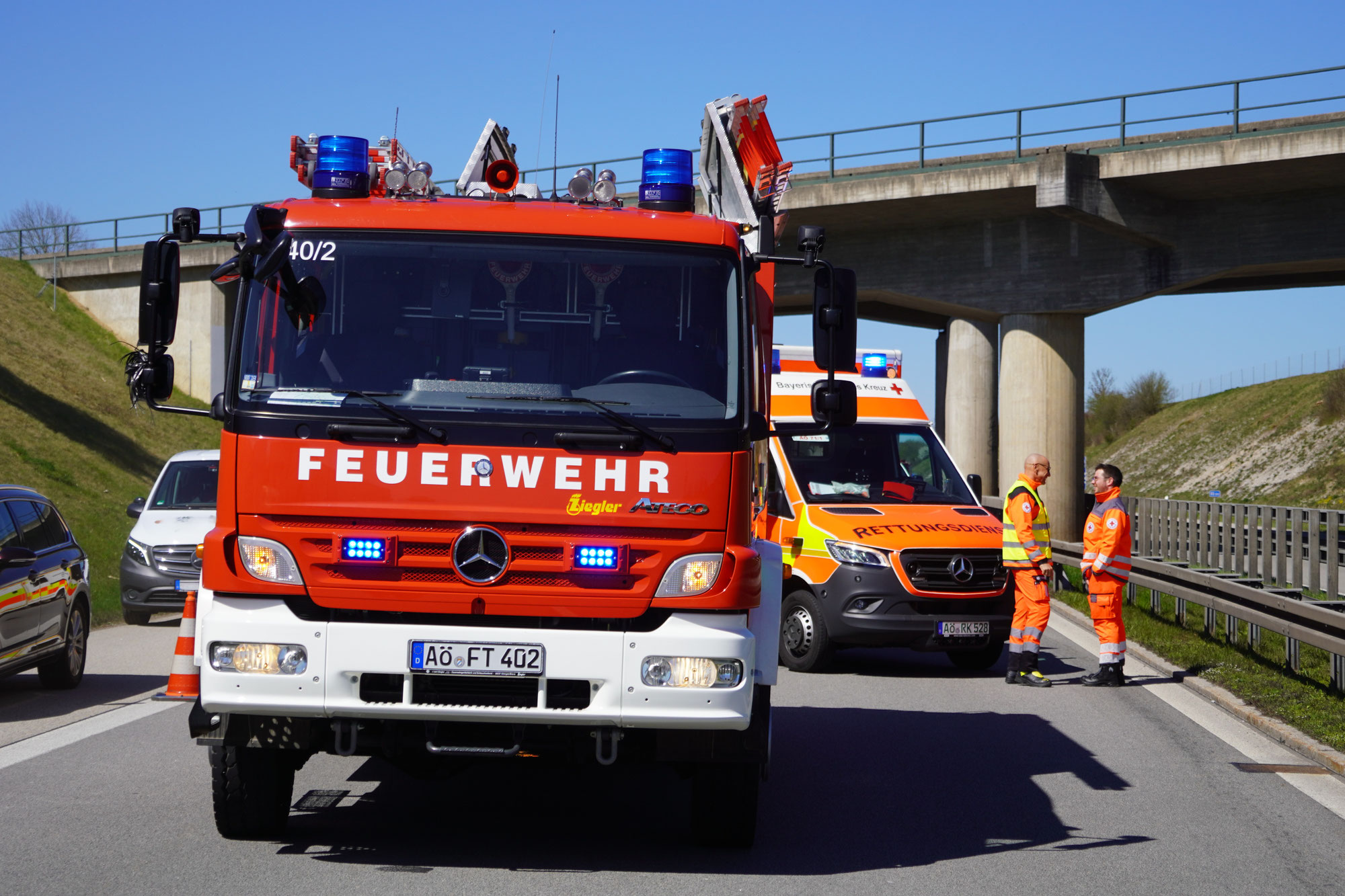 Verkehrsunfall mit mehreren PKW