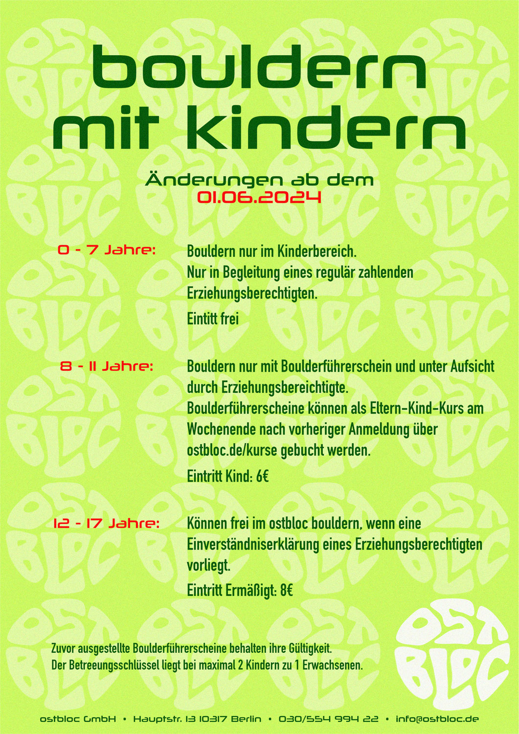 Reglung Eltern/Kinder