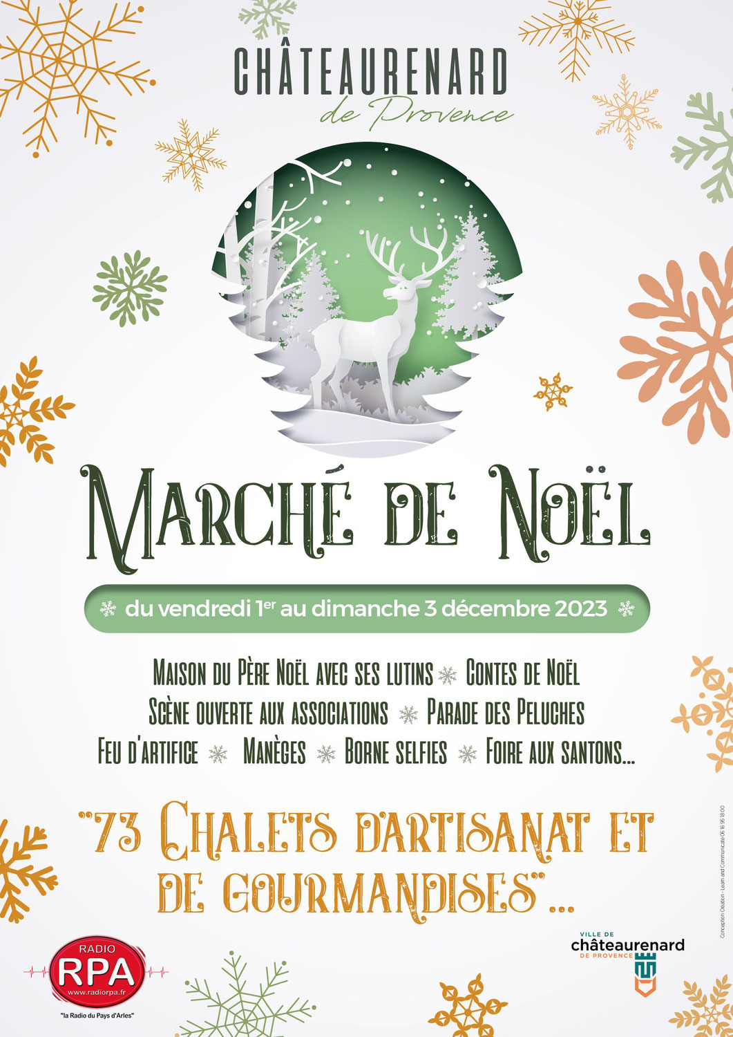 Radio RPA en direct du Marché de Noël de Chateaurenard