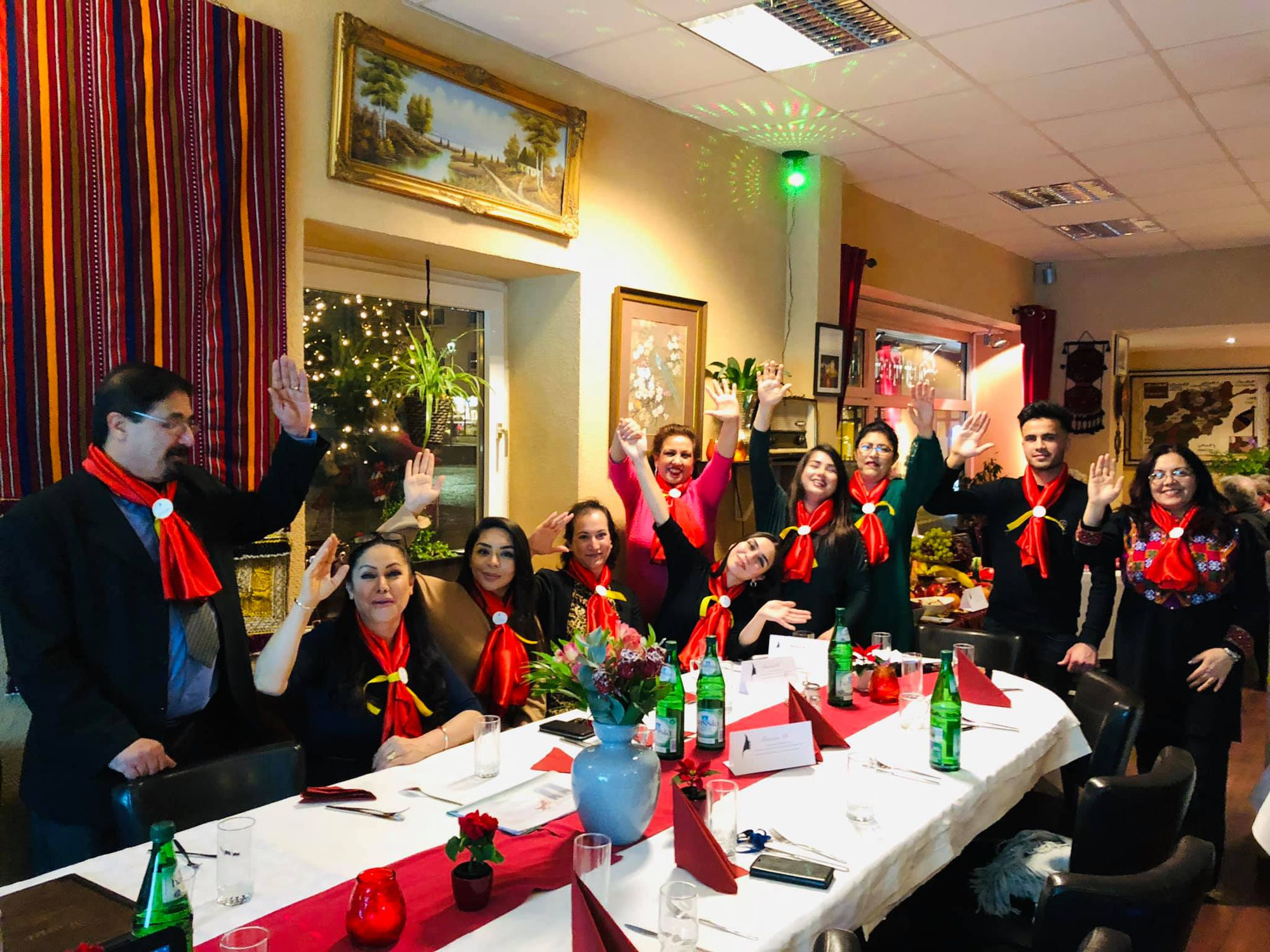 Feier des Yalda-Abends vom Internationalen Verein der Migrantinnen im Burg Restaurant in Königstein im Taunus