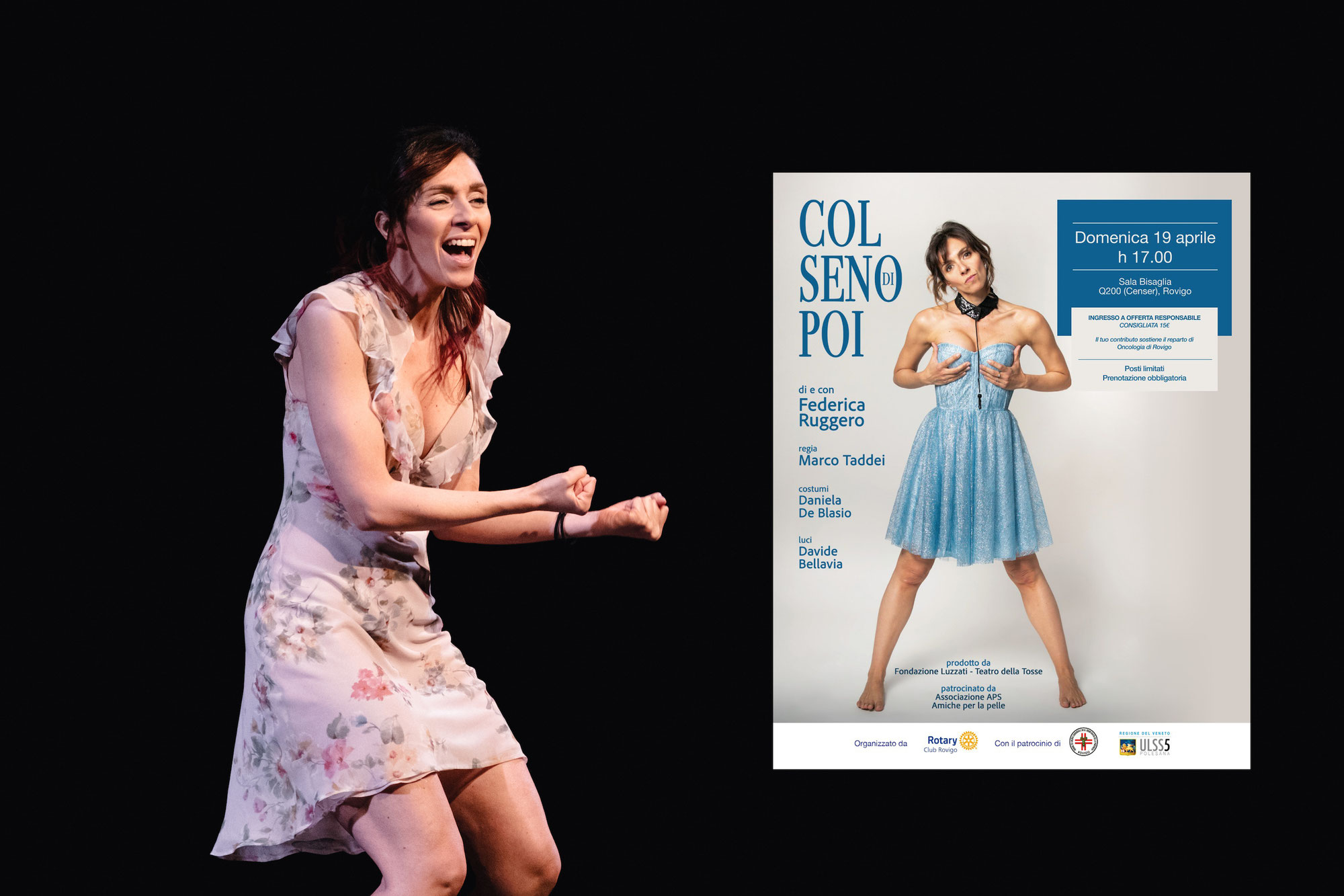 “Col Seno di Poi” di Federica Ruggero in scena a Rovigo