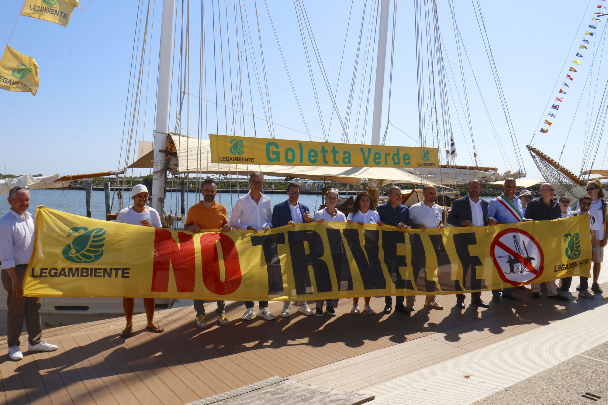 Tappa in Veneto per Goletta Verde che approda in Albarella