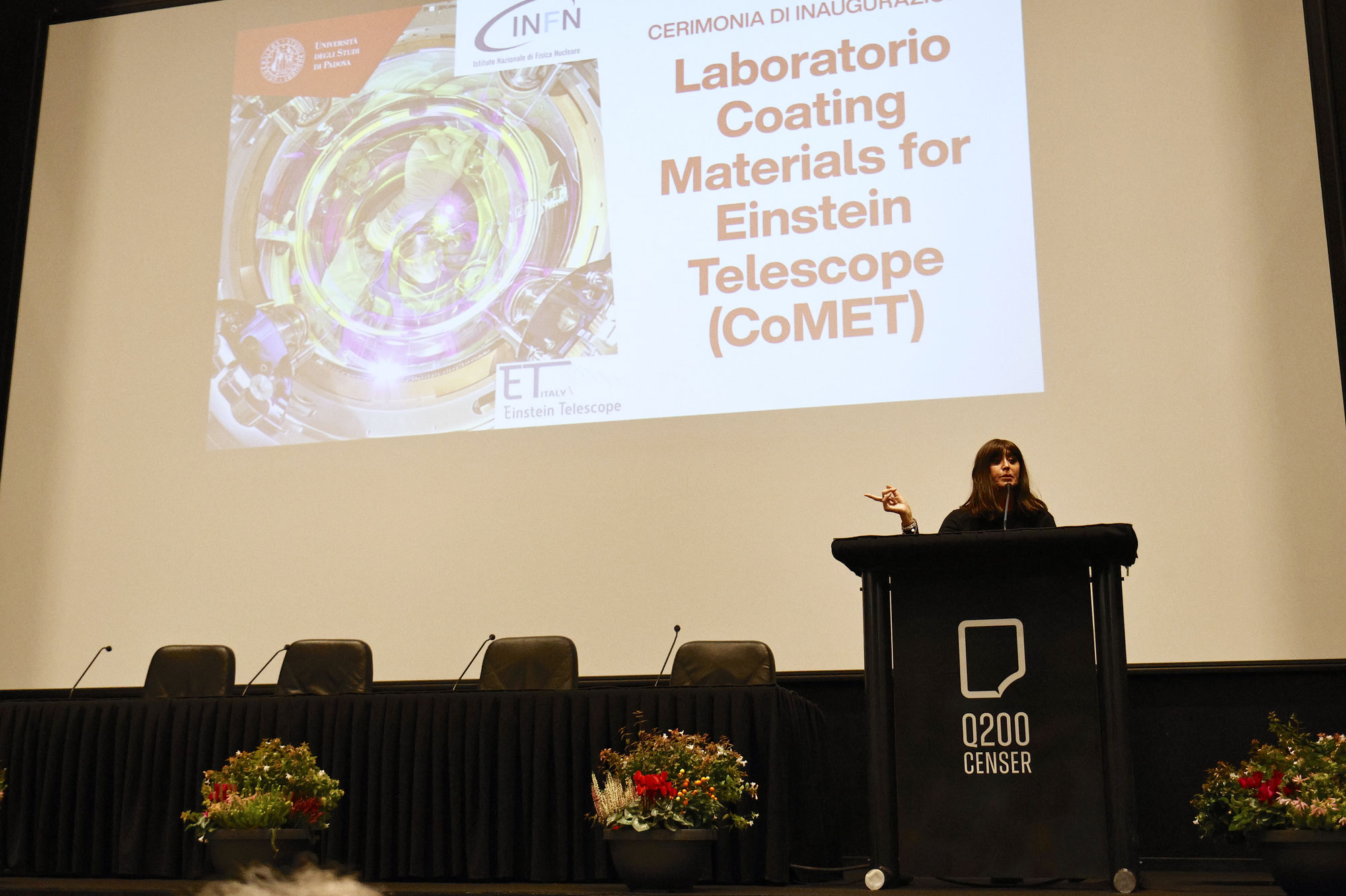 INAUGURATO IL LABORATORIO COMET COATING MATERIALS FOR EINSTEIN TELESCOPE