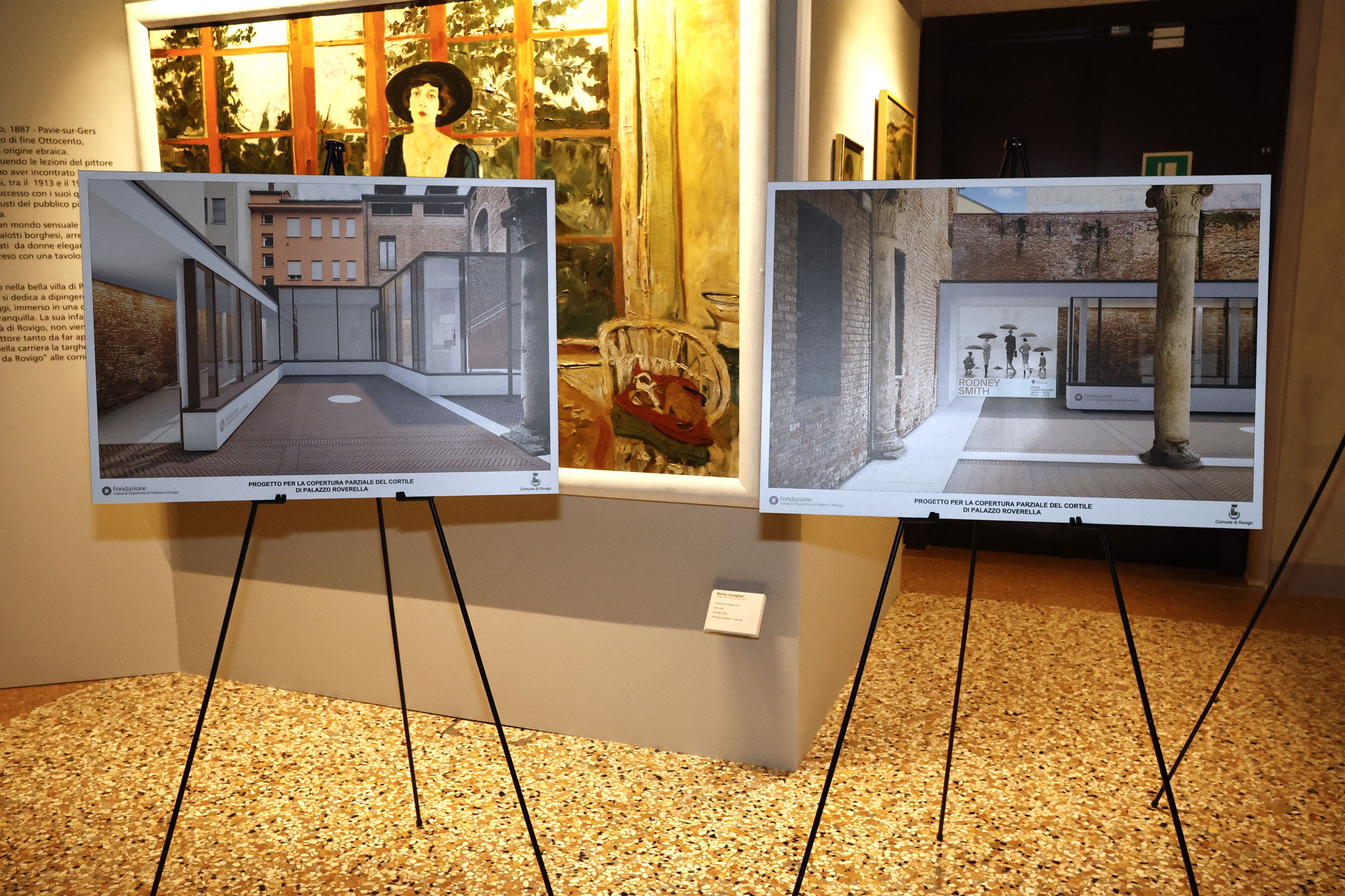 Palazzo Roverella, partono i lavori per la copertura parziale del cortile interno