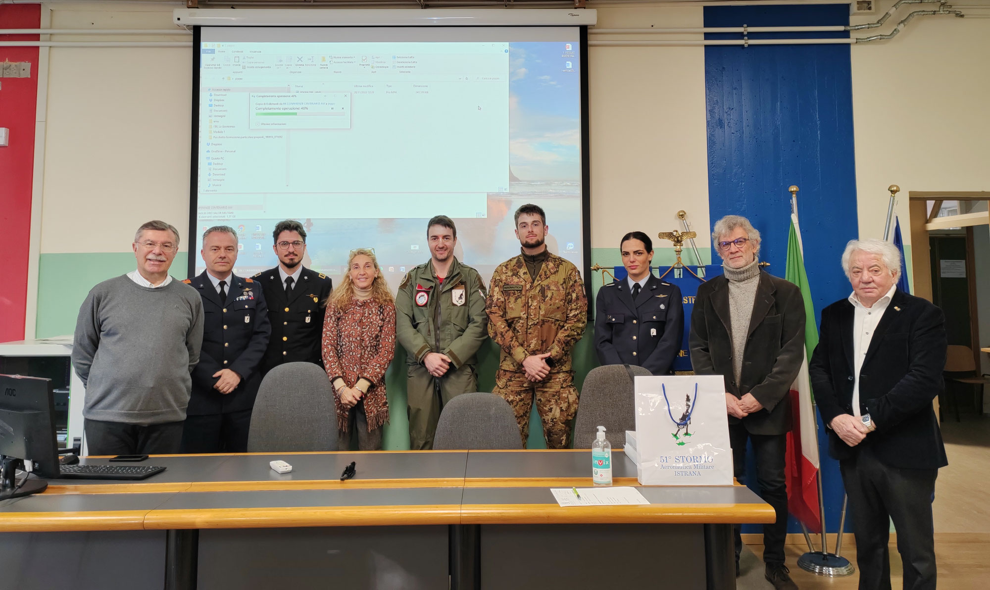 L’AERONAUTICA MILITARE “VOLA” ALL’ITIS DI ROVIGO