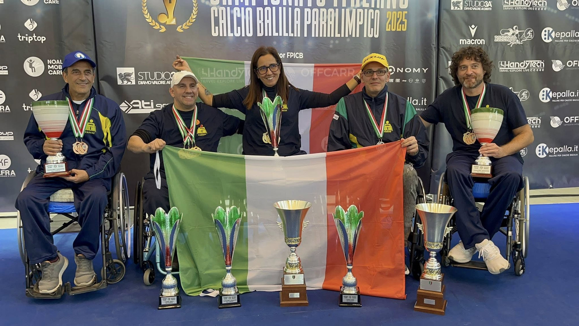 Rovigo capitale del Calcio Balilla Paralimpico: assegnati i titoli italiani assoluti FPICB