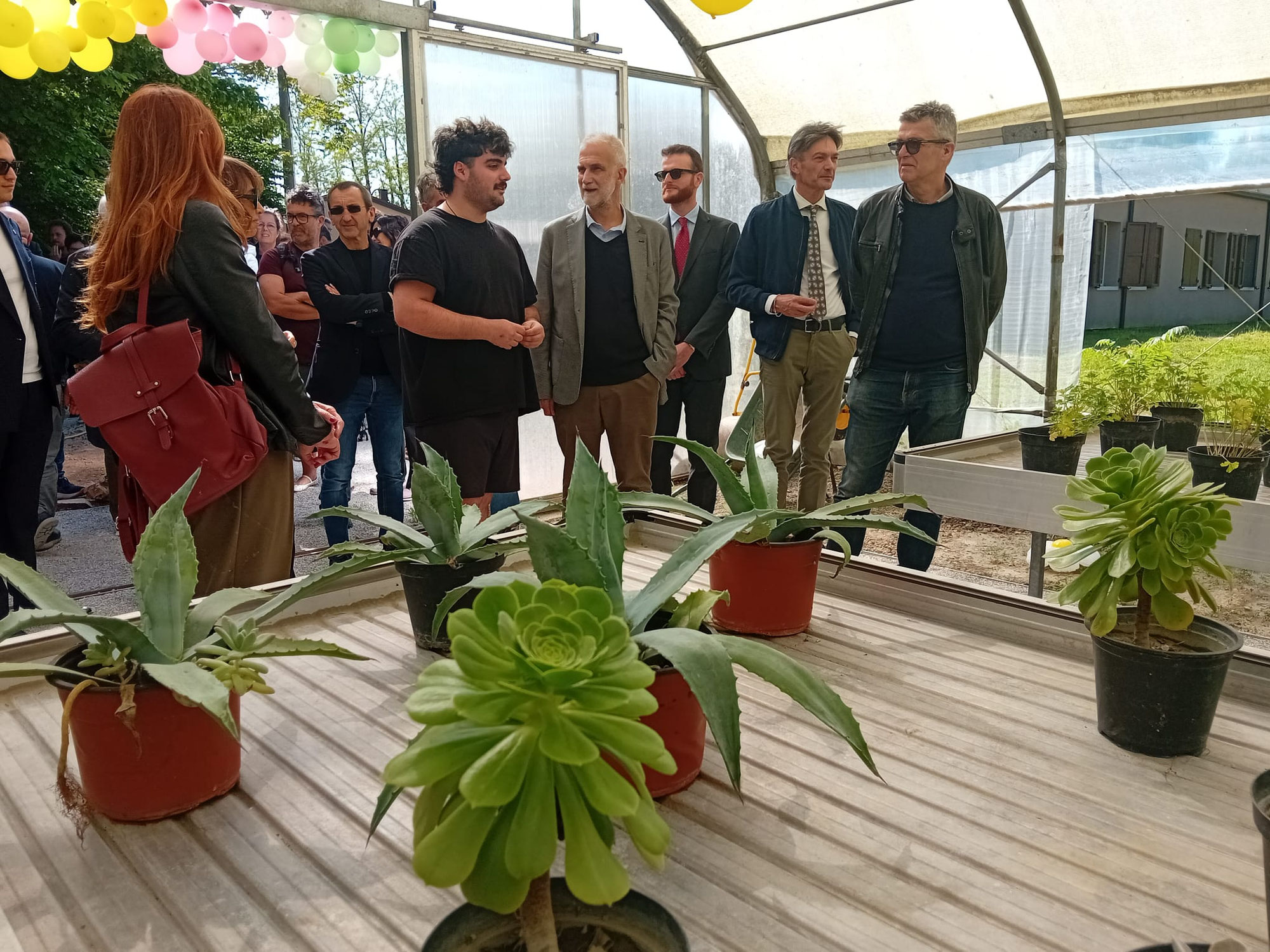 Corte Guazzo, inaugurata la nuova serra riqualificata