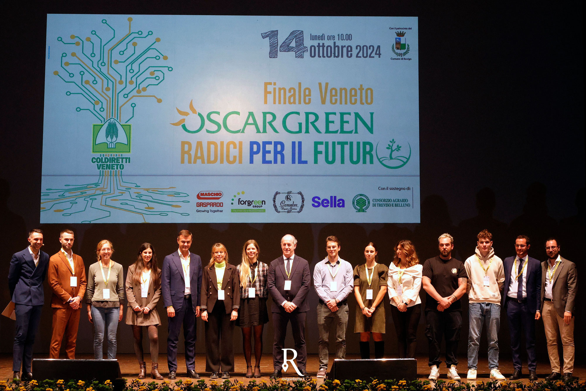 OSCAR GREEN. PREMIATI A ROVIGO I NOVE “INNOVATORI” DELLA CAMPAGNA VENETA