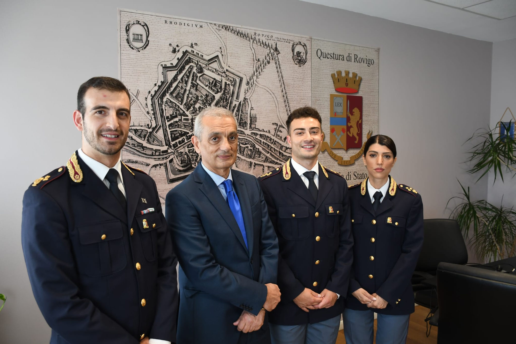 Questura di Rovigo: arrivati tre nuovi commissari della Polizia di Stato