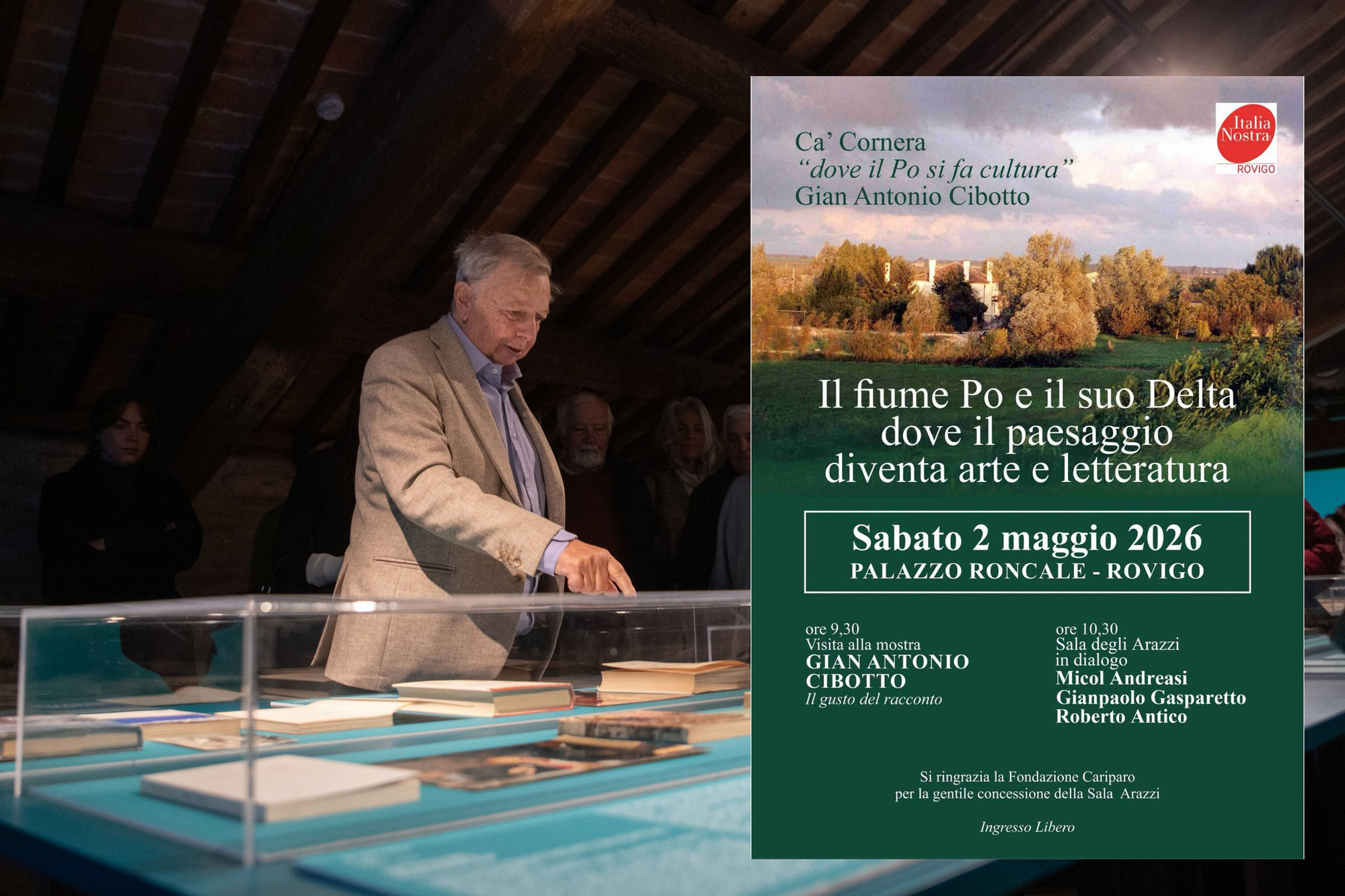 Visita alla Mostra di Cibotto e incontro con Andreasi e Gasparetto.