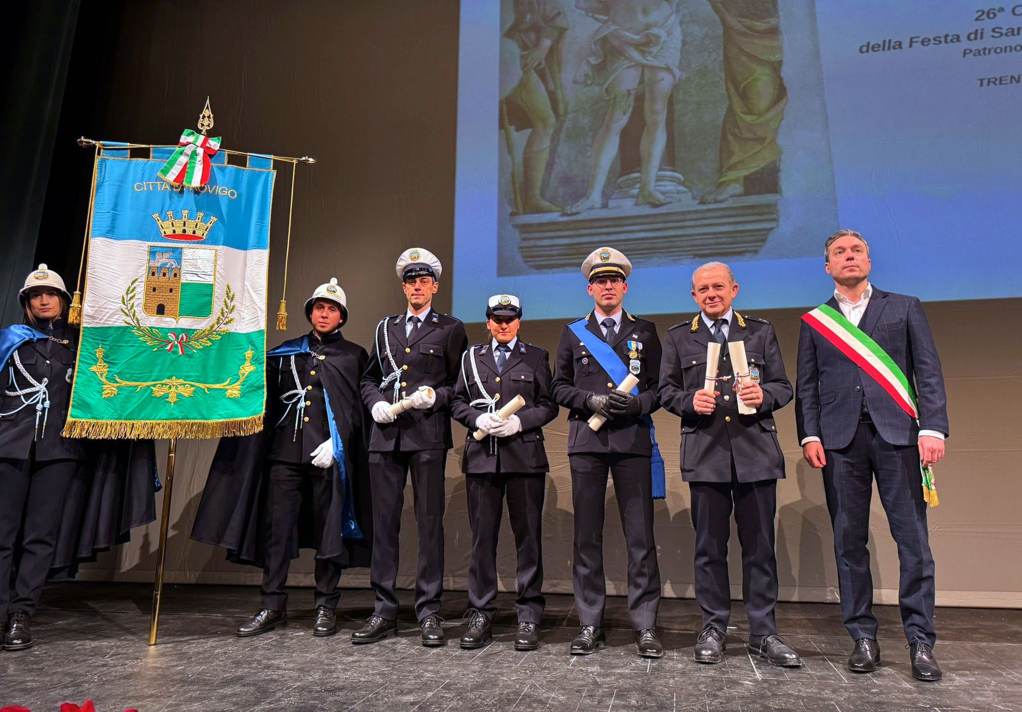 Polizia Locale, riconoscimenti agli agenti rodigini