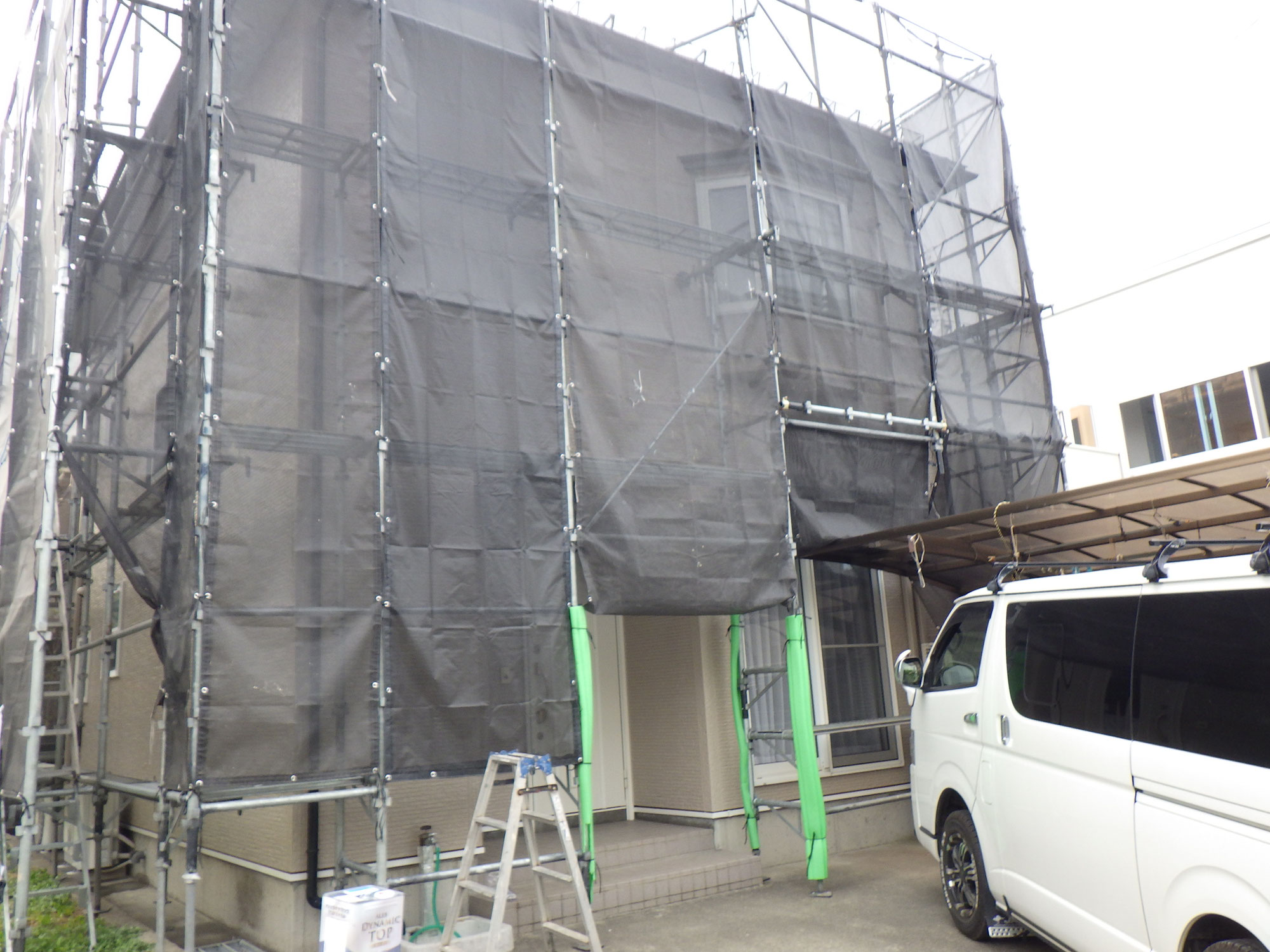 宮古市宮町で屋根・外壁の塗り替え工事