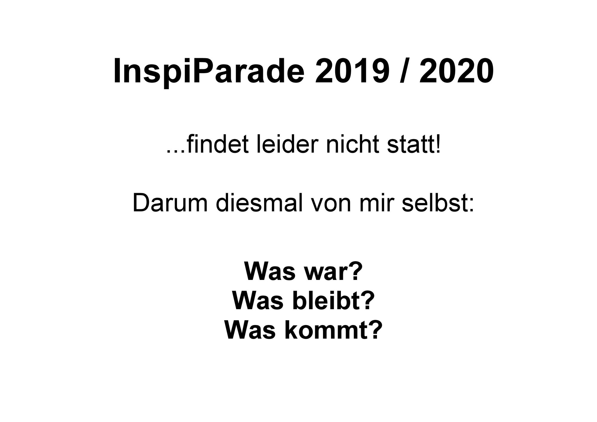 Mein Jahresrückblick 2019 