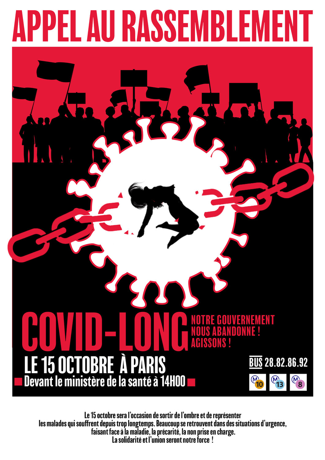 Rassemblement à Paris le 15 octobre pour les victimes de la Covid ! Peut-on tourner la page aussi vite ?