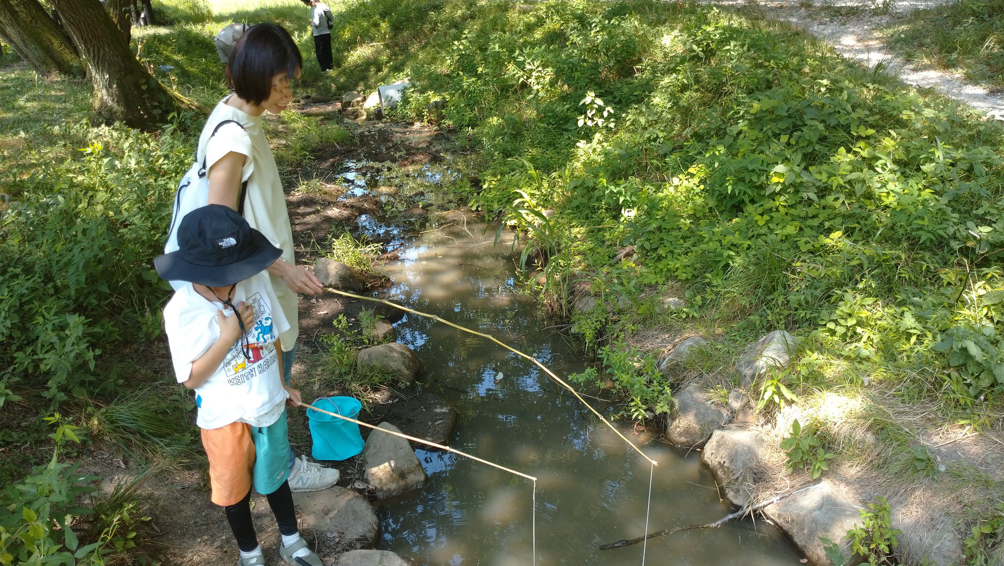はじめてのザリガニつり