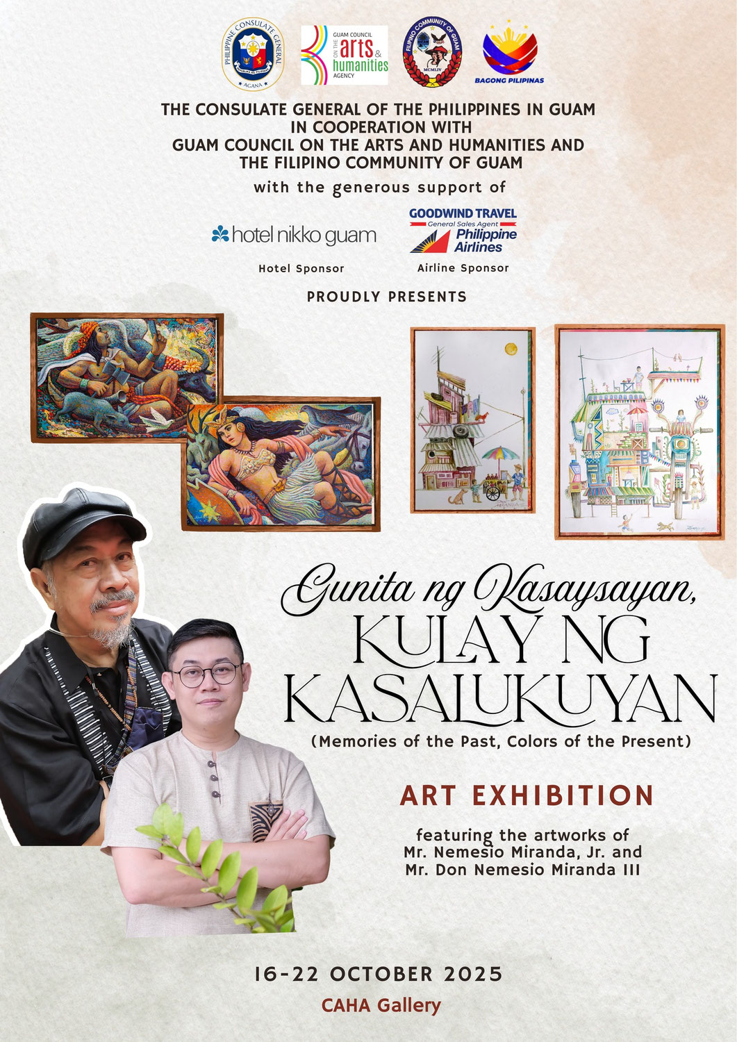 Art Exhibition - Gunita ng Kasaysayan, Kulay ng Kasalukuyan (Memories of the Past, Colors of the Present)
