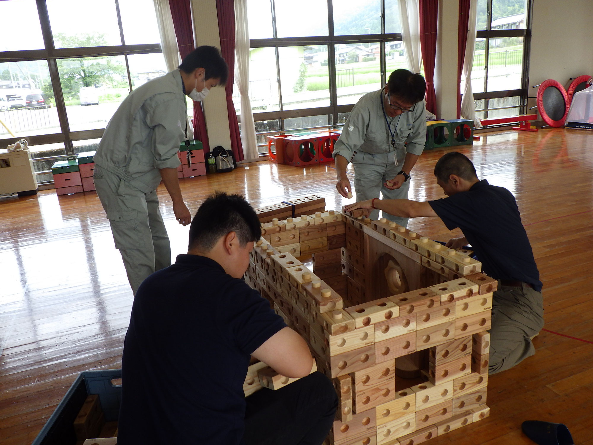 よご認定こども園ズレンガ体験会
