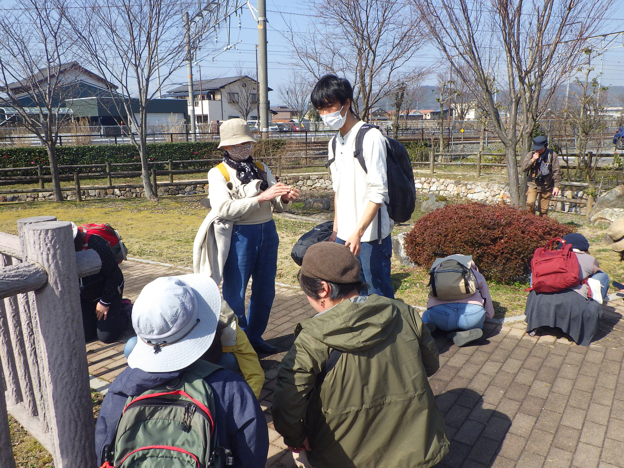 鈴木純さんと歩くまちの植物はともだち観察会