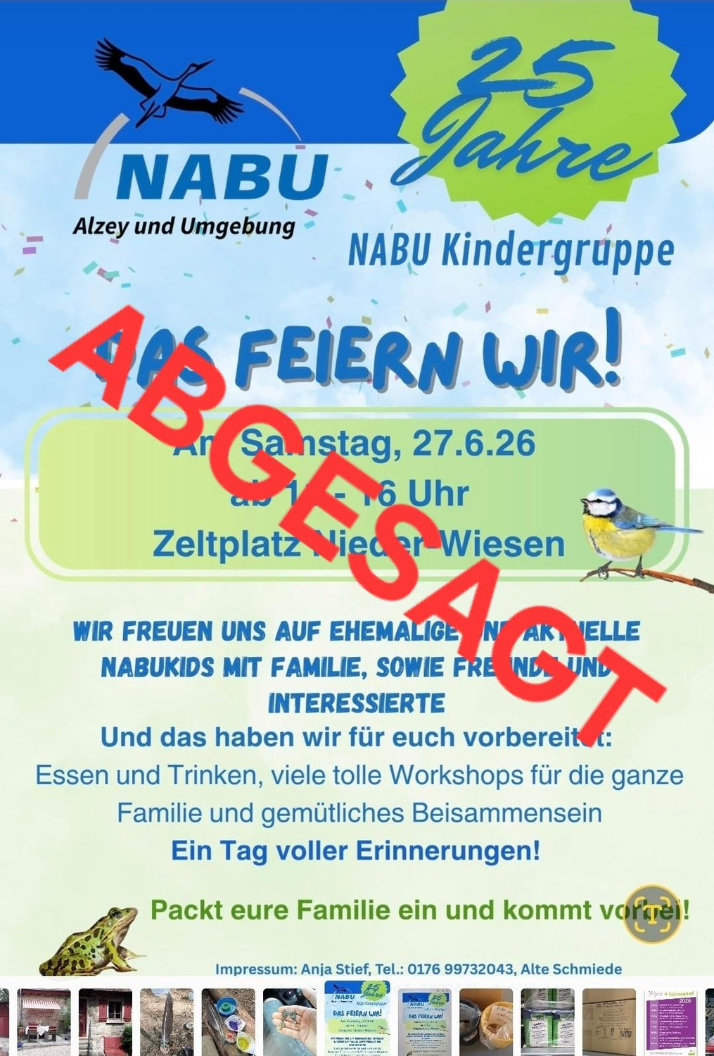25 Jahre Nabu Alzey Kindergruppe