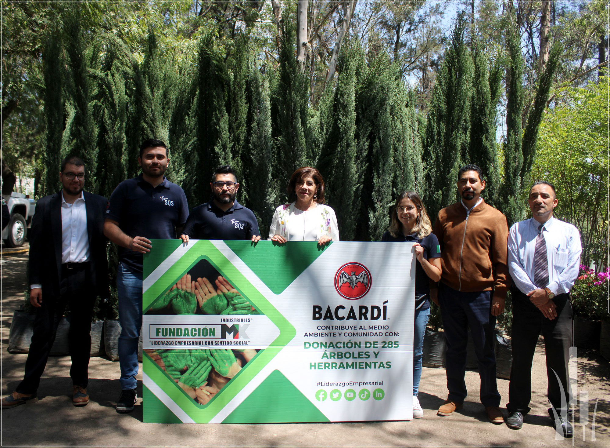 Bacardí Realiza Donación de Árboles y Herramientas