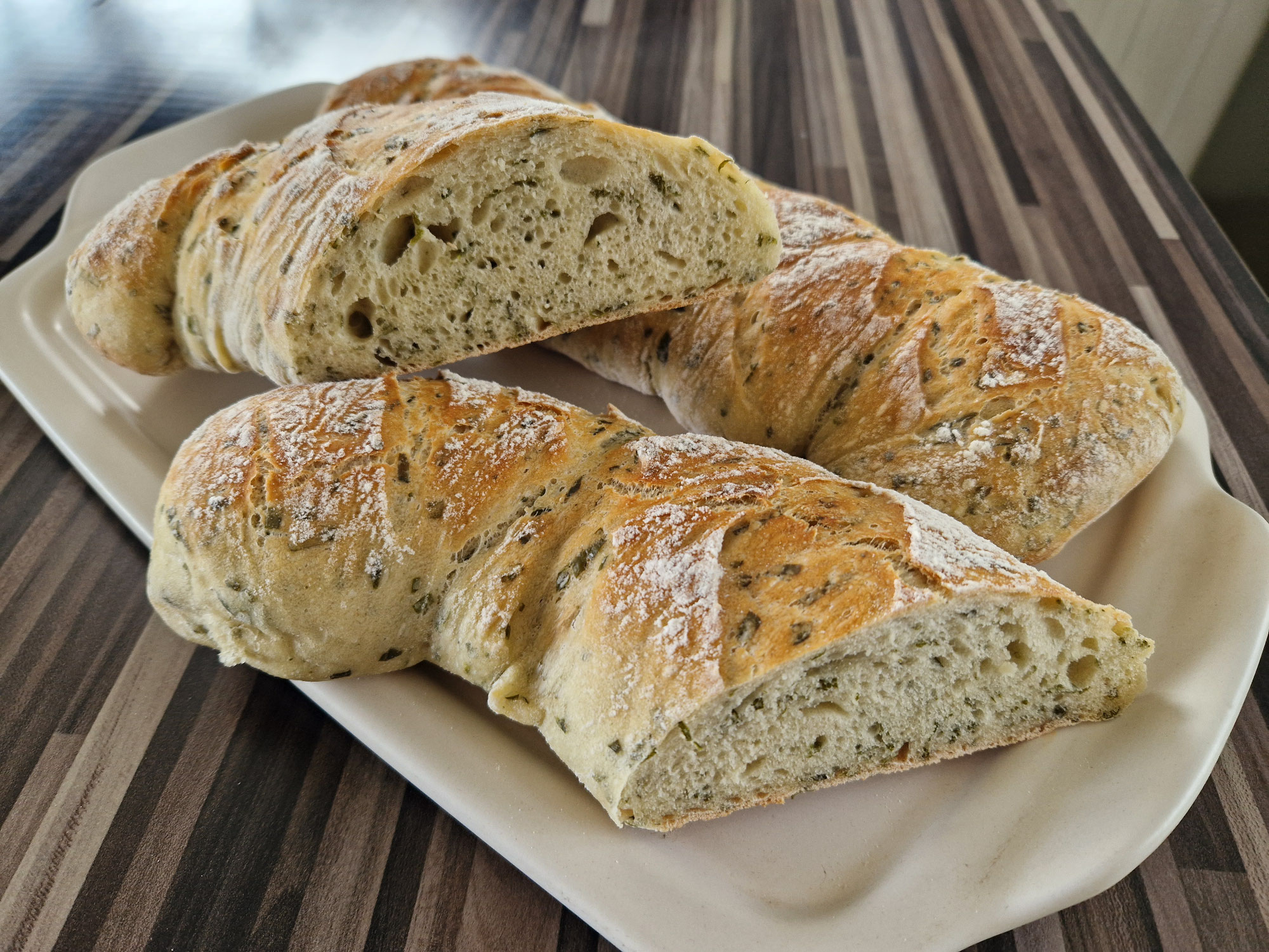 Bärlauchbaguettes