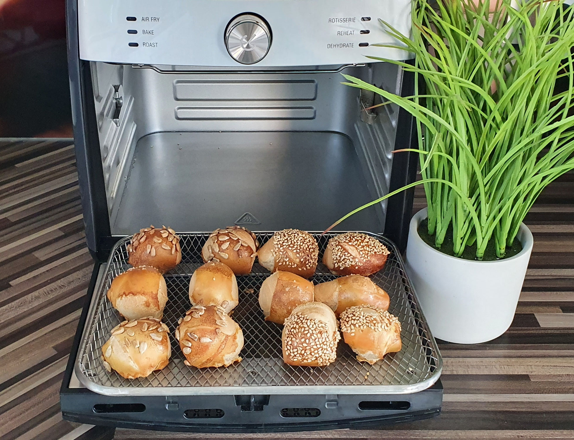 Laugenkonfekt im Air Fryer