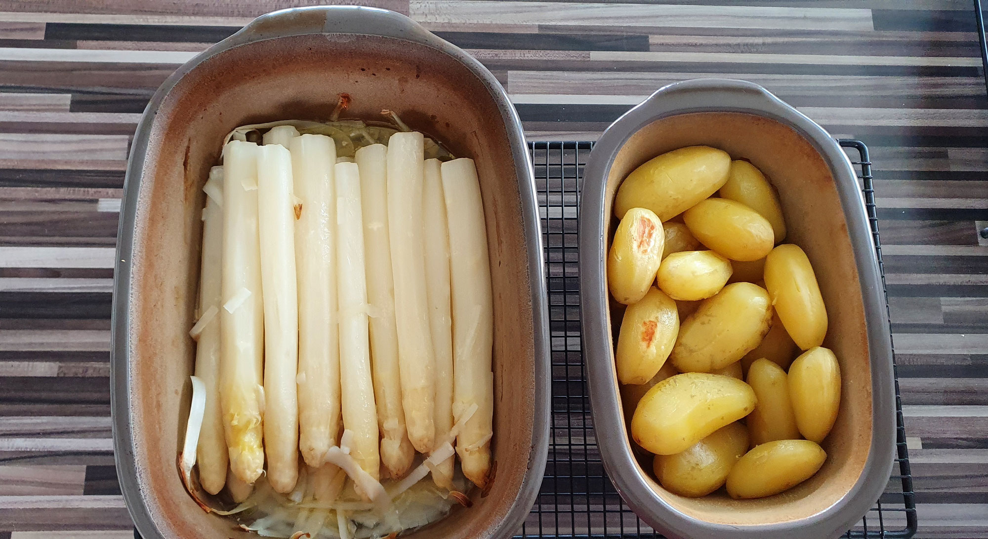 Spargel mit Kartoffeln