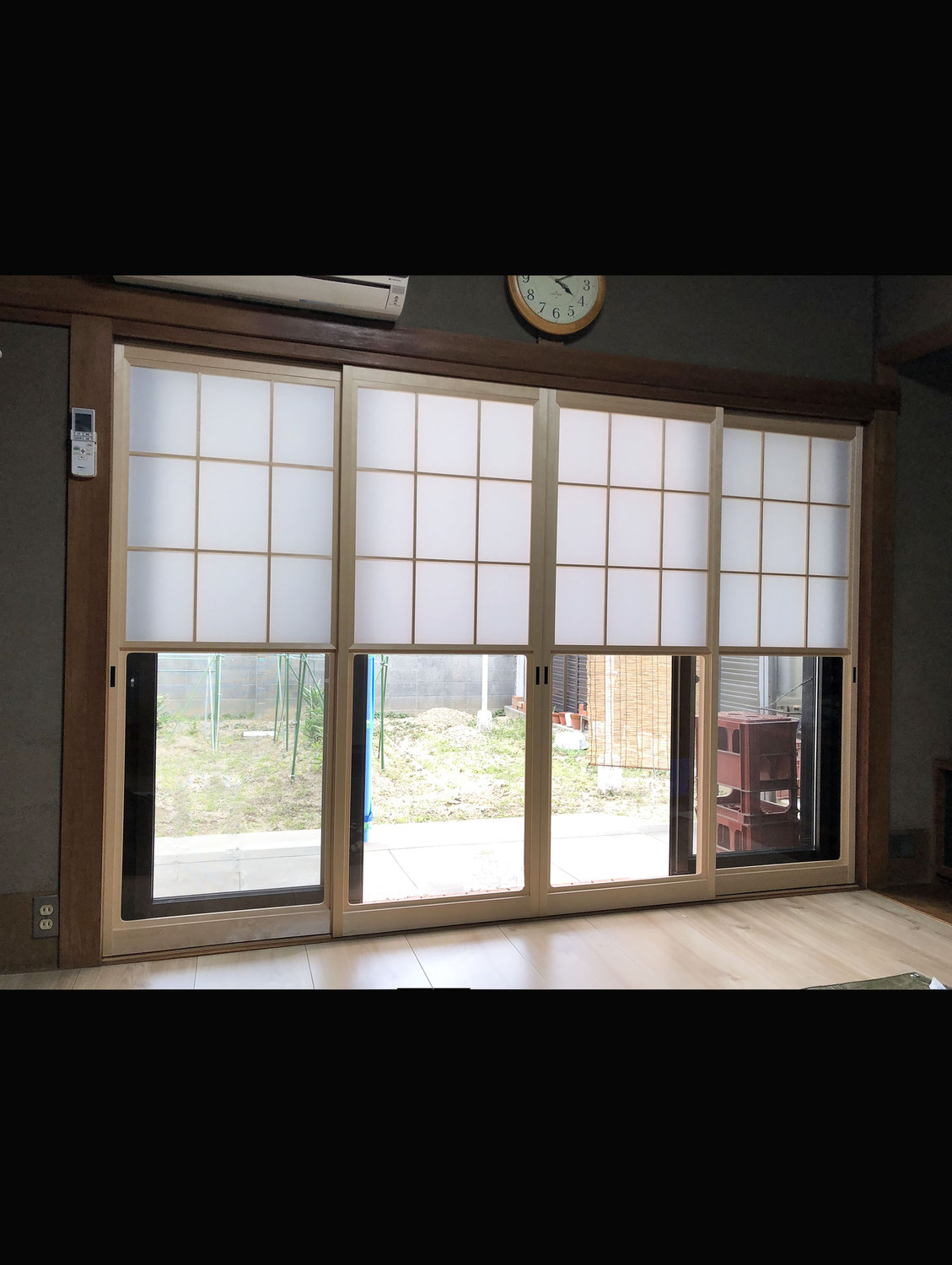 四季折々の風景を楽しめる障子へ