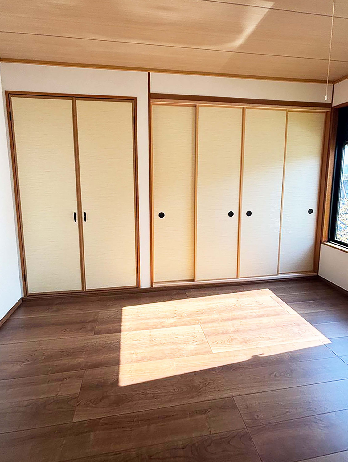 和室を和洋折衷で過ごしやすい寝室へ