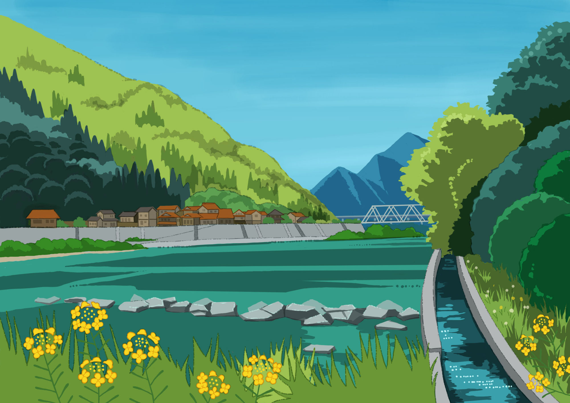 植物・風景イラスト欄にイラスト１点追加しました