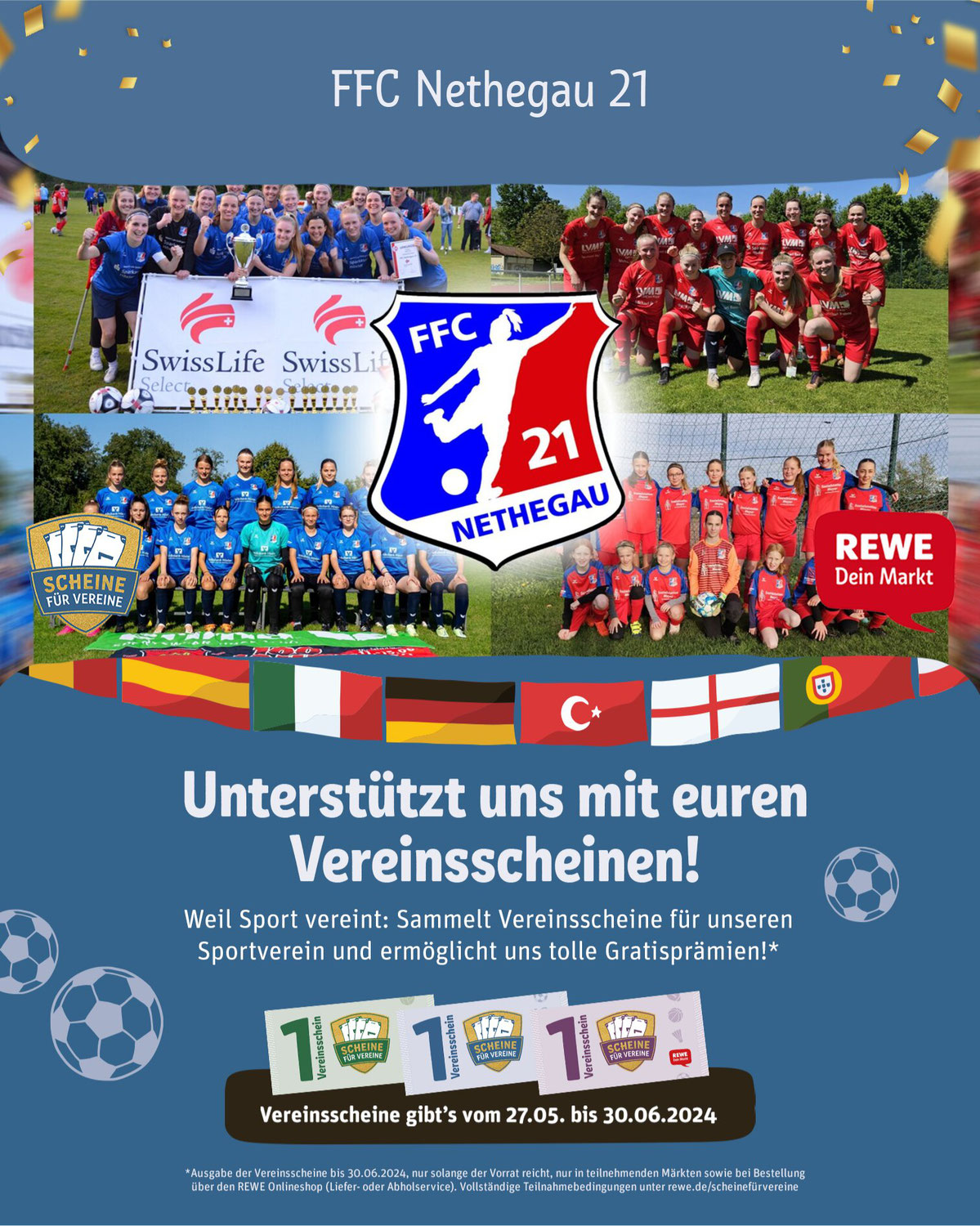 Mädchen- und Frauen-Fußball im Nethegau einfach unterstützen