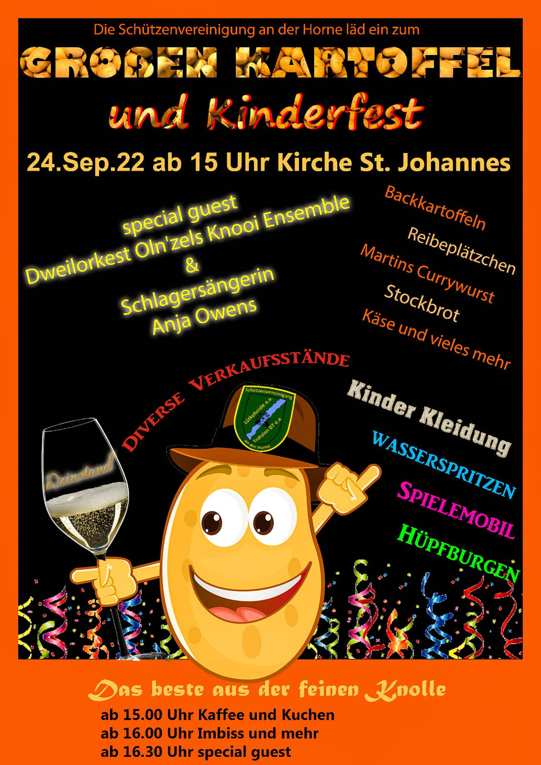 Großes Kartoffel- und Kinderfest auf dem Kirchplatz St. Johannes