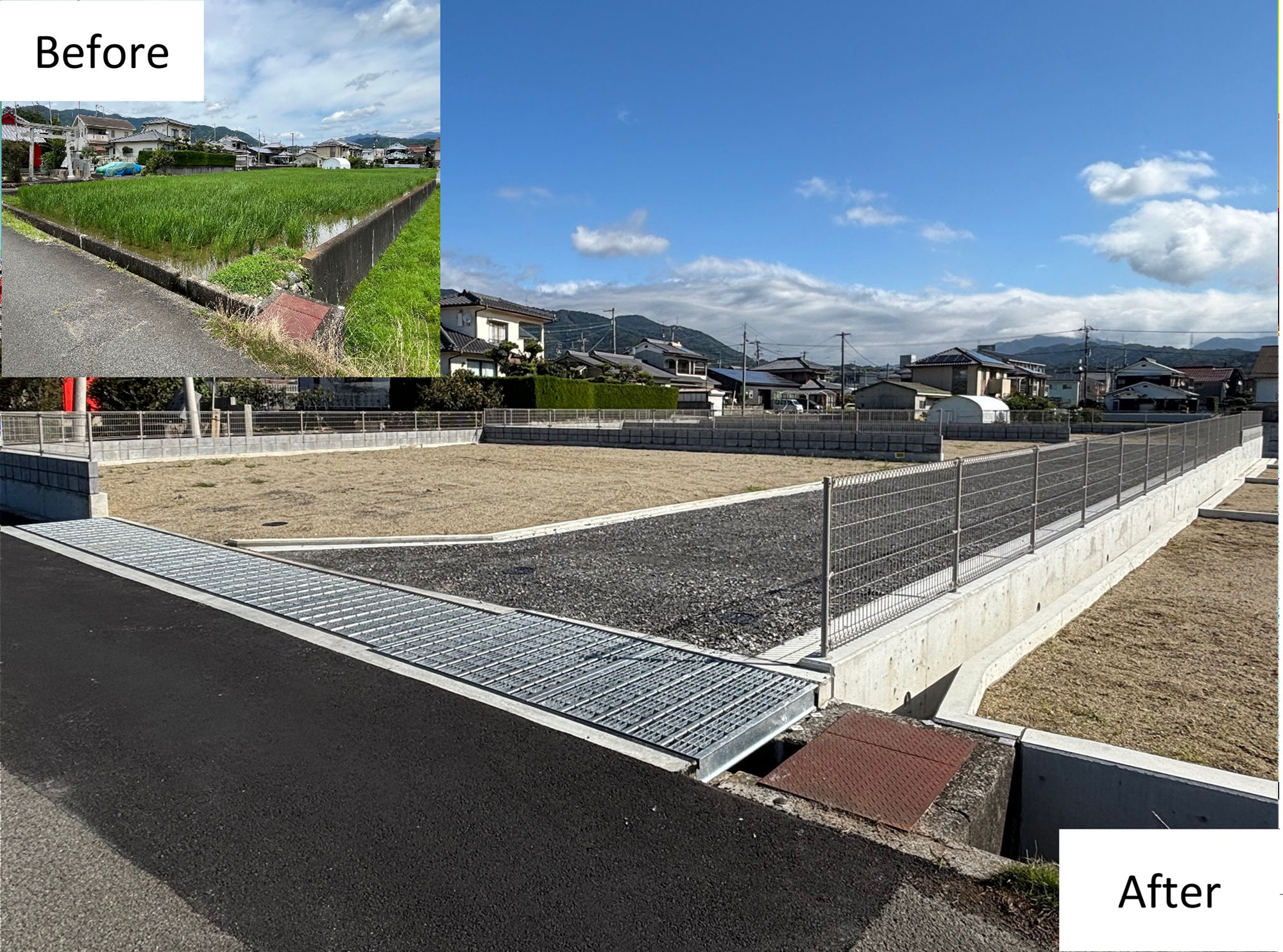 農地を分譲用地として買取り