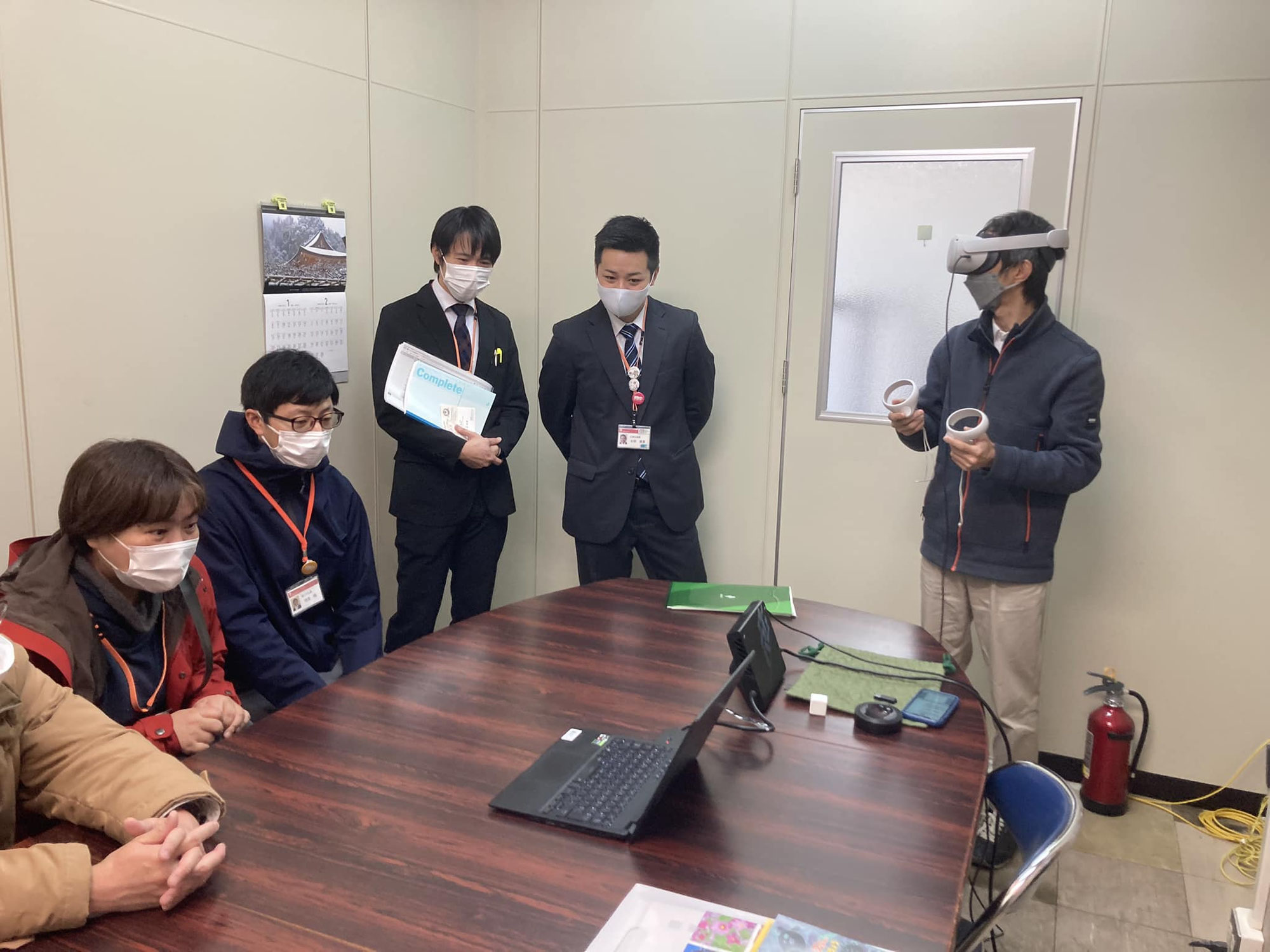 岸和田市役所でVR体験会を実施