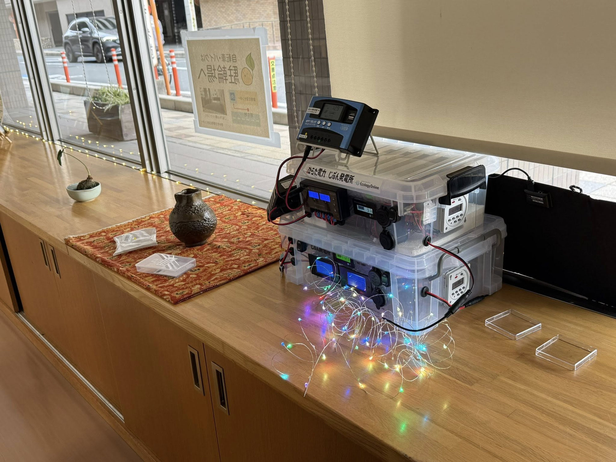 豊中市でじぶん発電所を展示！