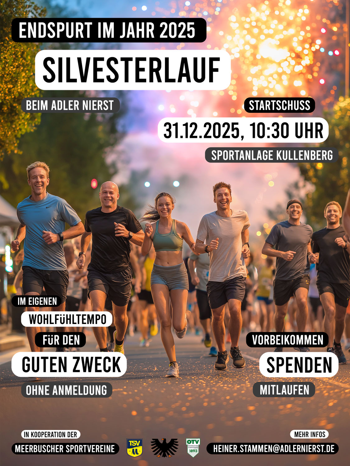 Silvesterlauf beim Adler Nierst