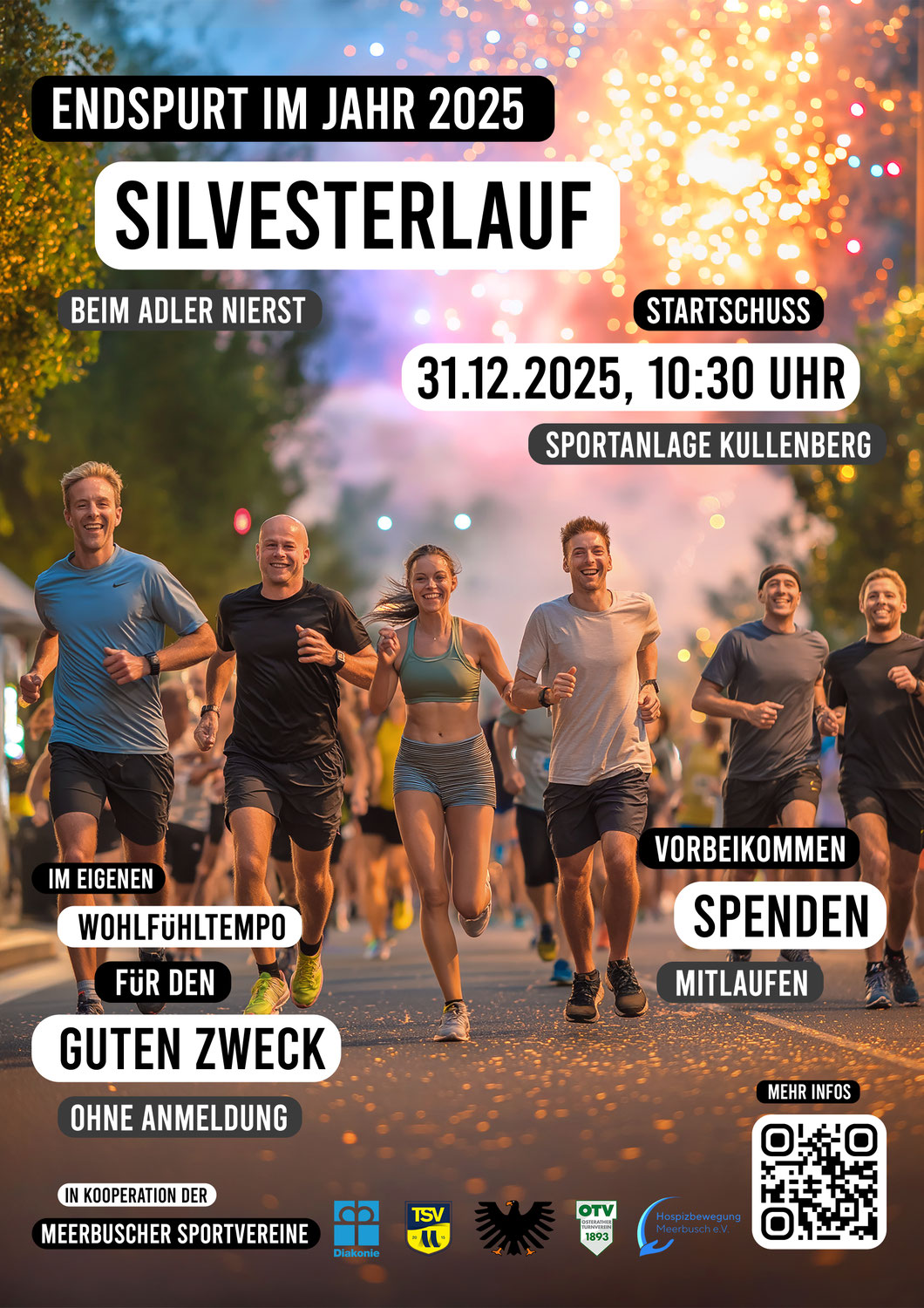 Silvesterlauf 2025 beim Adler Nierst