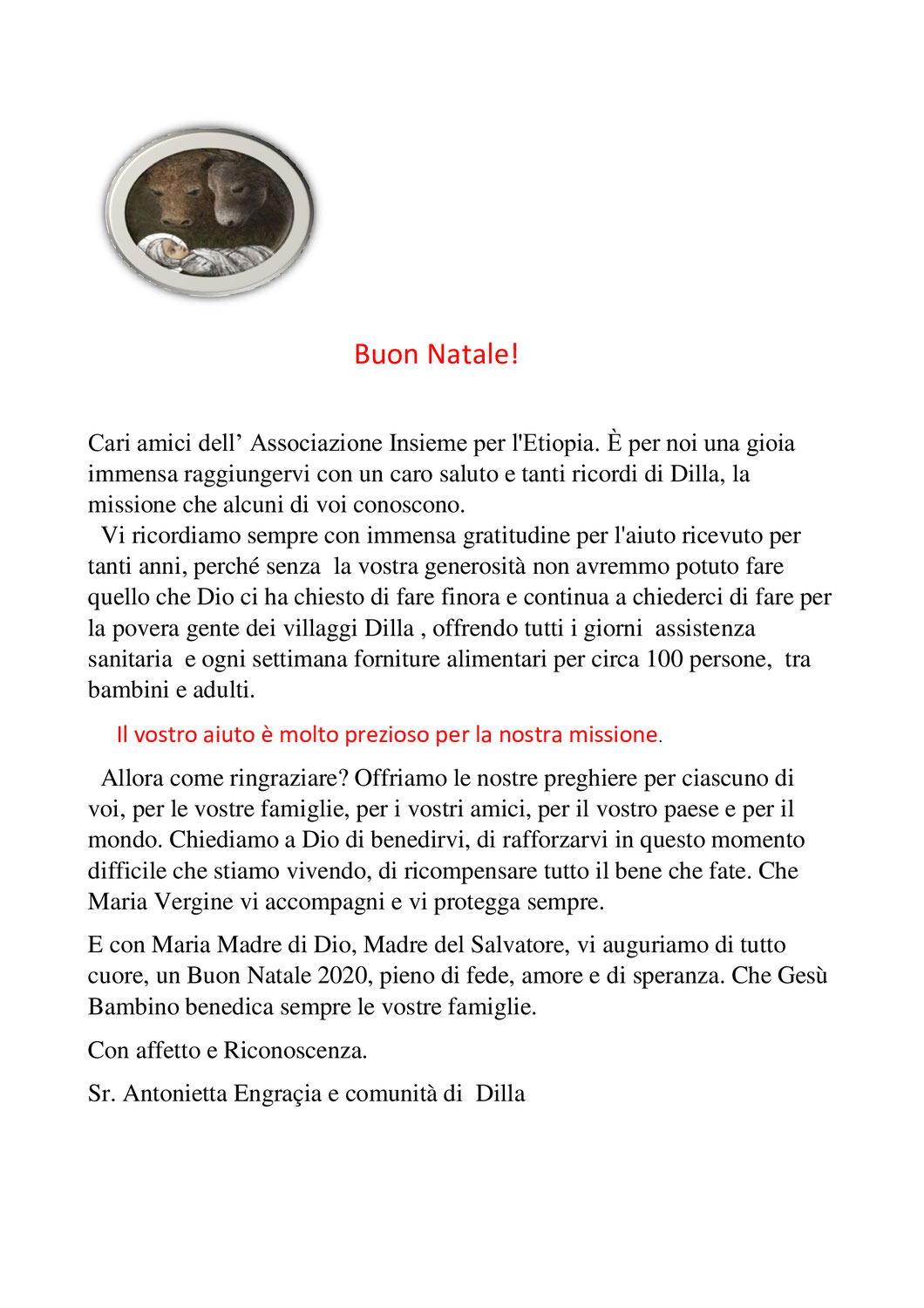 Dalla missione di Dilla  Sud Etiopia