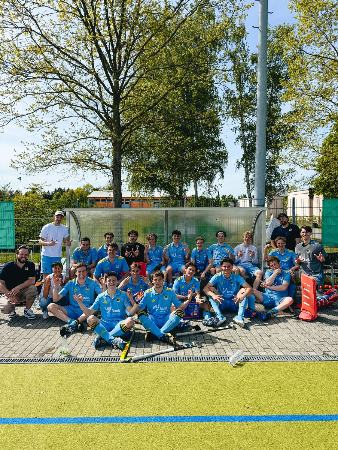1. Hockey-Herren: Hinrunden-Abschluss nach Maß