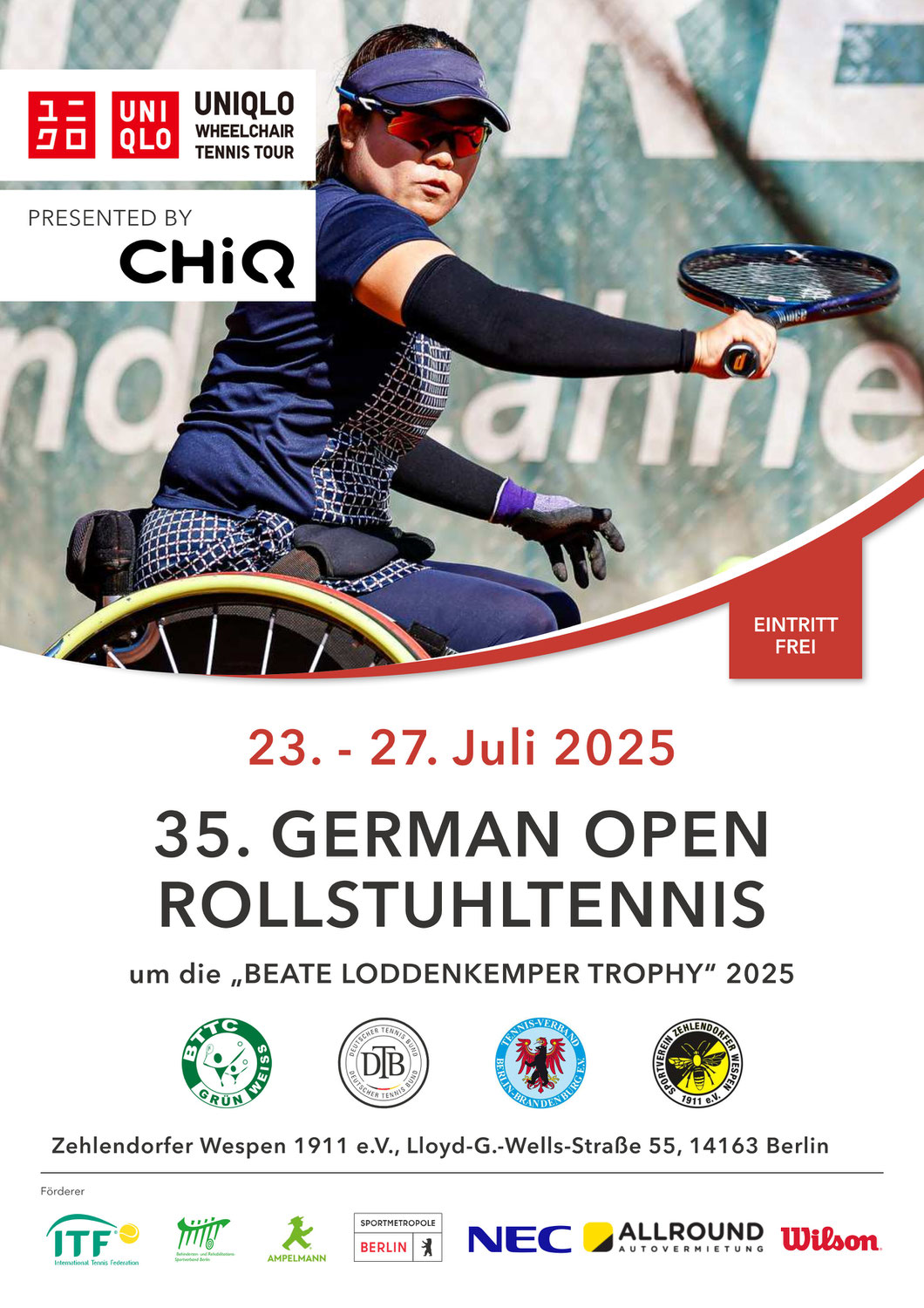 Impressionen von den 35. German Open im Rollstuhltennis um die "Beate Loddenkemper Trophy"