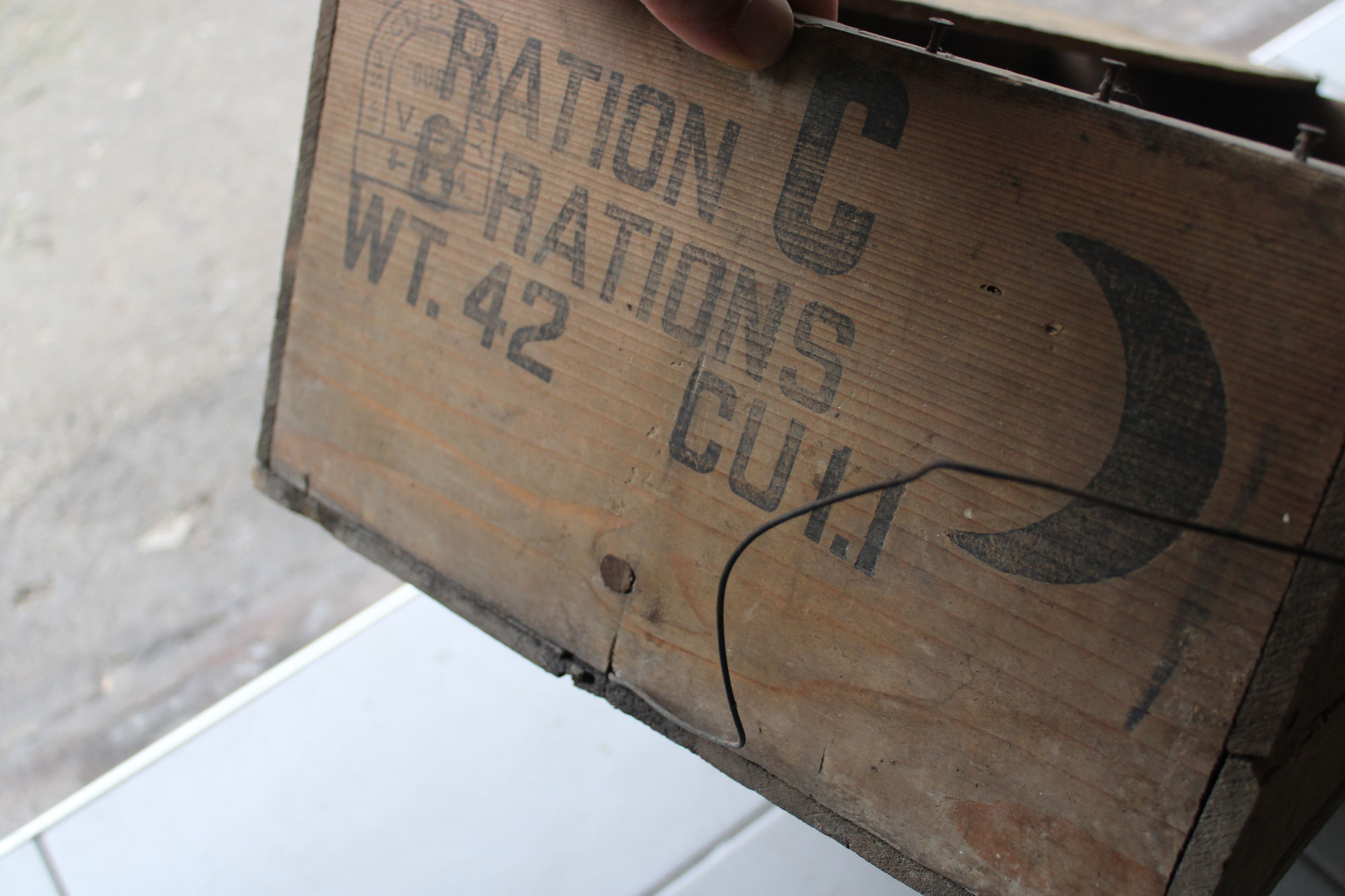Una cassetta piena di storia! [us army ration C]