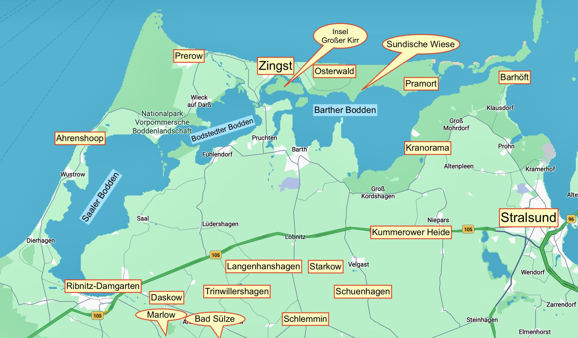 Zingst und Nordvorpommern - Herbsturlaub