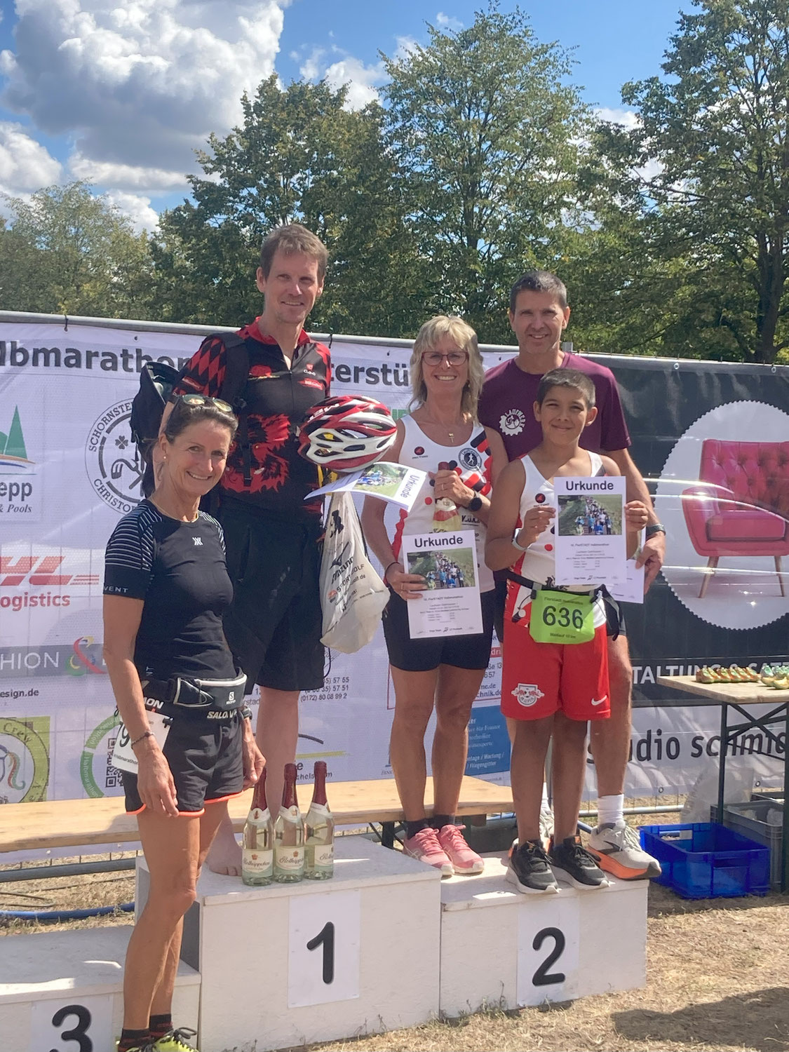 Maximale Bandbreite bei unserer Premiere beim Florstadt Halbmarathon