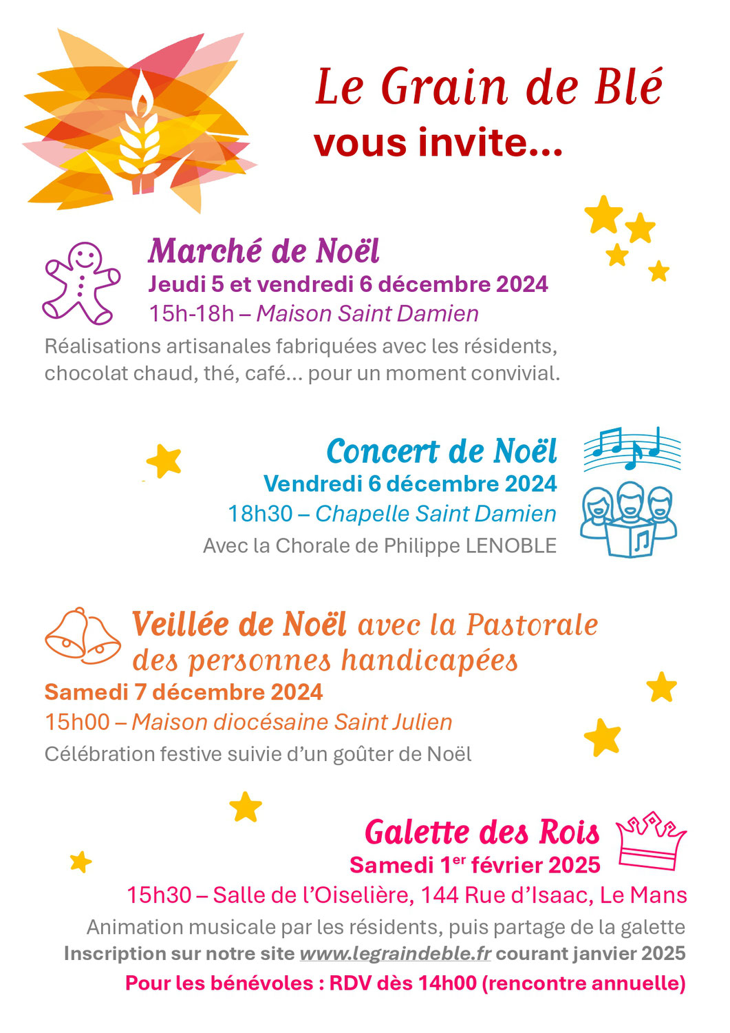 Invitations de fin d'année 2024