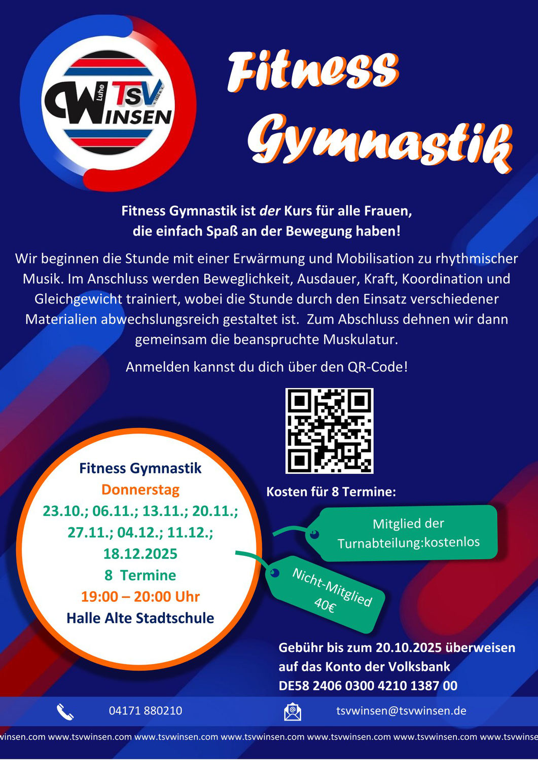 Neuer Kurs - Fitness Gymnastik