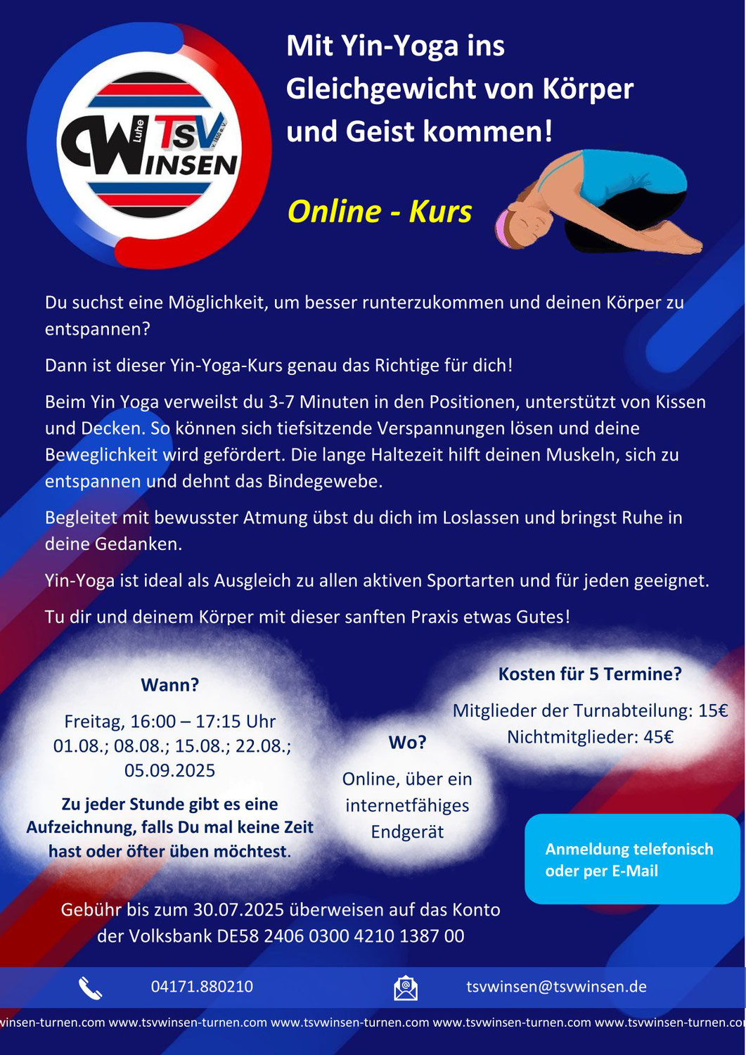 Neuer Yin-Yoga Online-Kurs