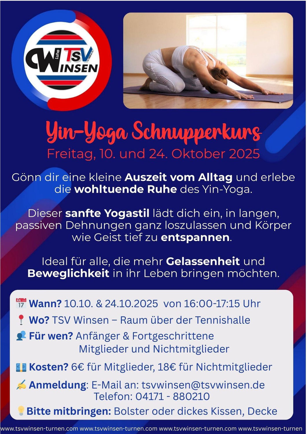 Yin-Yoga Schnupperkurs
