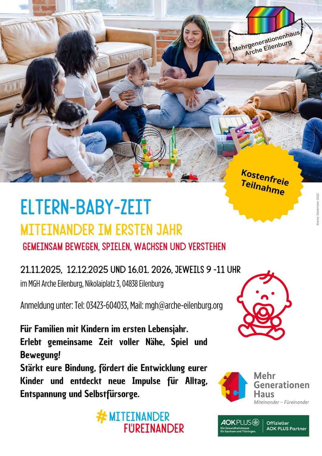 Eltern Baby Zeit - Miteinander im ersten Jahr