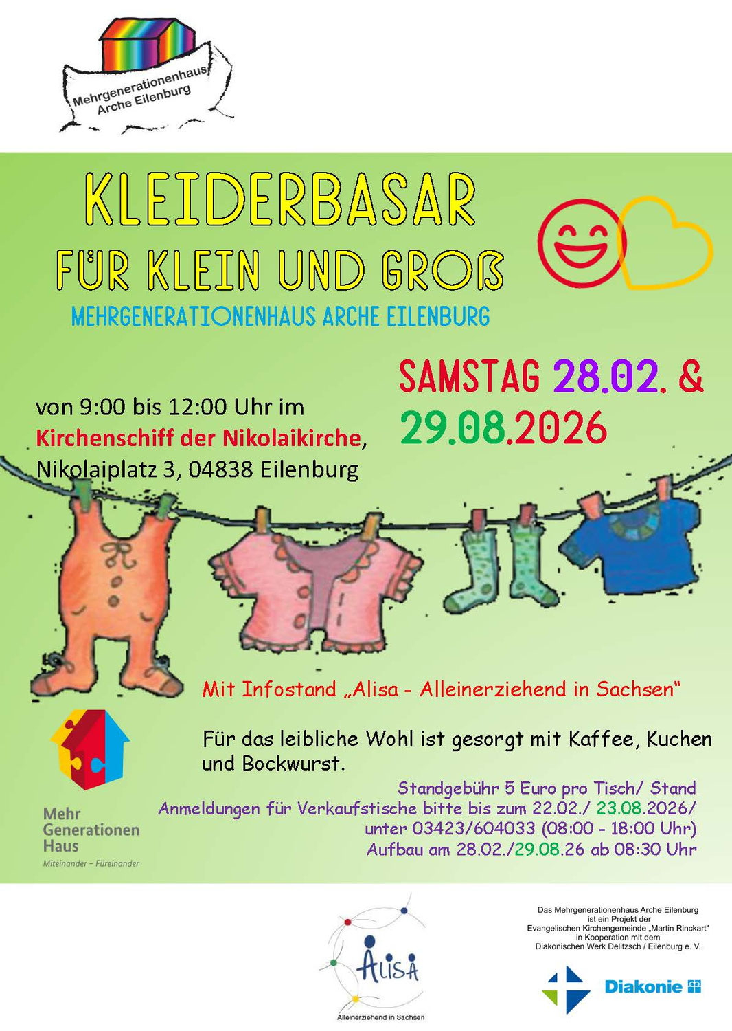 Auch der nächste Kleiderbasar ist wieder in Planung... also schnell sein und dabei sein ist alles ...