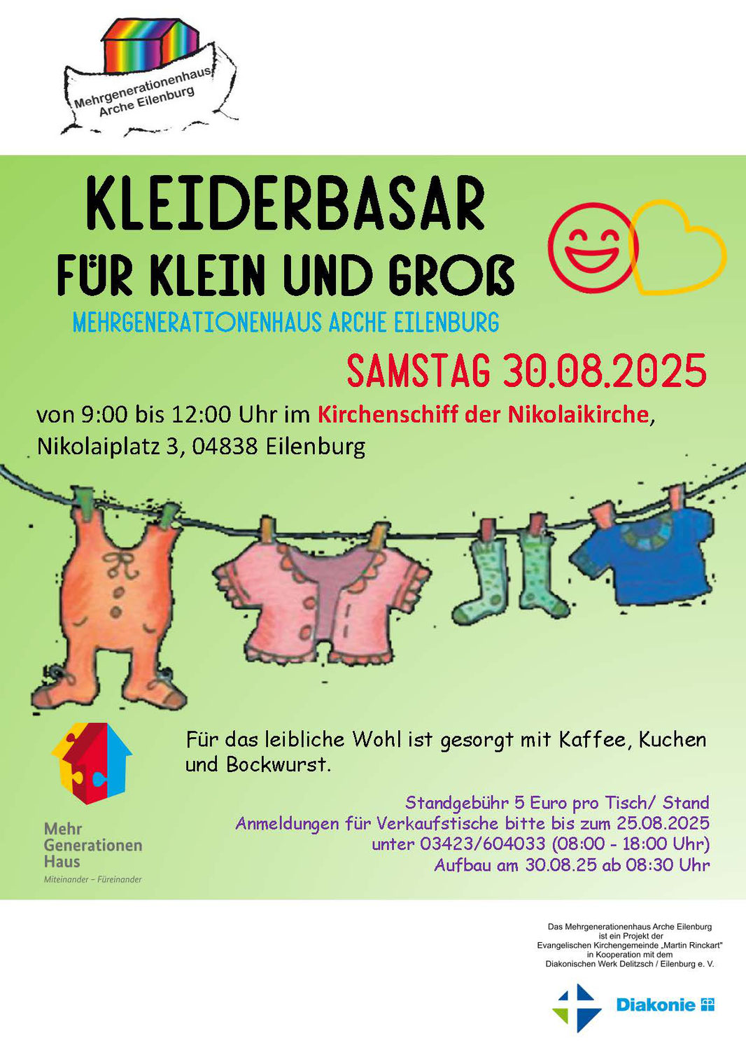 Auch der nächste Kleiderbasar ist wieder in Planung... also schnell sein und dabei sein ist alles ...